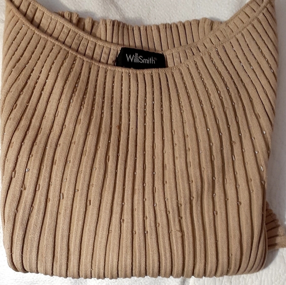 WILL Smith silk, beaded sweater - Picture 2 of 3